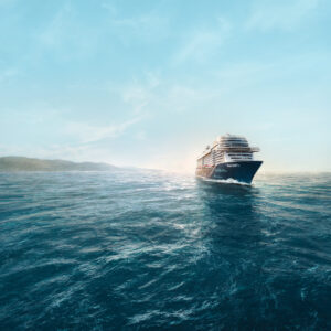 Schiffsmotiv in neuer Farbwelt, Mein Schiff 2,, Mai 2023